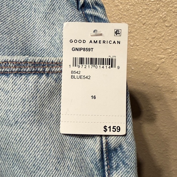 Good 90’s vintage inspired sz 16P Petite distressed relax fit straight jeans$159 - Picture 3 of 14